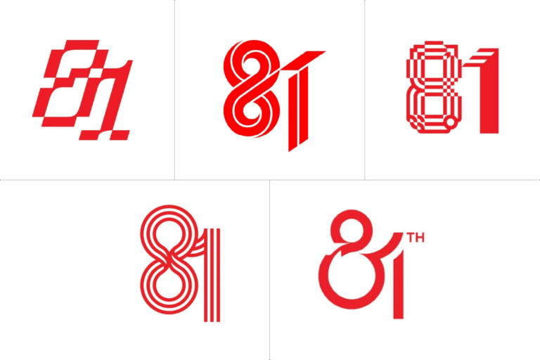 Pilih 5 kandidat logo HUT ke-81 Republik Indonesia
