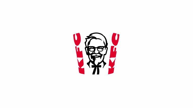 Animasi logo baru KFC berbentuk bucket. Gambar dari JKR:KFC, via ItsNiceThat