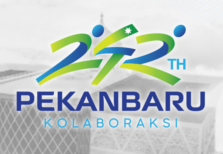 Logo peringatan HUT Pekan Baru ke-242 pada 23 Juni 2026