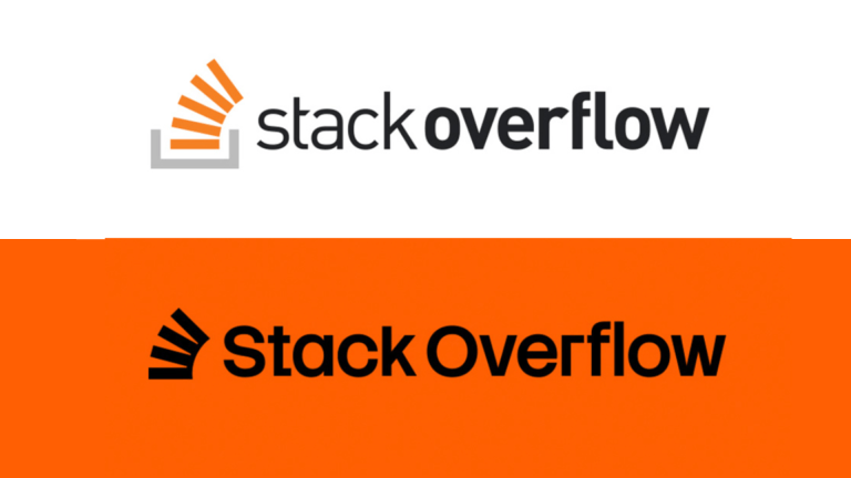 Logo Stack Overflow before and after redesain